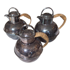 Collection of Three Silverplate Teapots