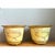 Vintage Distressed French Toile Metal Cache Pot - A Pair For Sale - Image 10 of 12