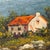 Vintage Signed Landscape Oil Painting by Chris Tyrrell in Carved Wood Frame For Sale - Image 4 of 12