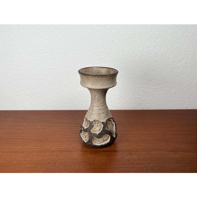 Mid-Century Modern Danish Studio Pottery Candleholder from Lovemose, 1960s, in Very Good conditions. Designed 1960 to 1969...