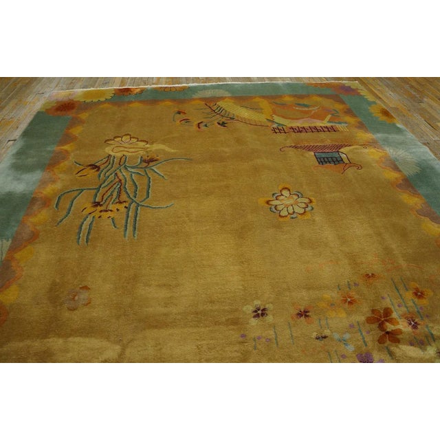 1920s Chinese Art Deco Carpet By Nichols Atelier ( 8'10" x 11'3" - 269 x 343 ) For Sale - Image 12 of 12