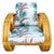 Mid-Century Modern Restored MCM Three-Strand Full Round Pretzel Lounge Chair W/ Arched Base, Pair For Sale - Image 3 of 7
