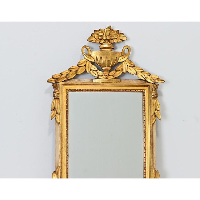 French French 19th Century Louis XVI Style Mirror For Sale - Image 3 of 9