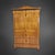Biedermeier Cherrywood Veneer Secretary Desk with Pointed Gable, Thuringia, 1820s For Sale - Image 11 of 11