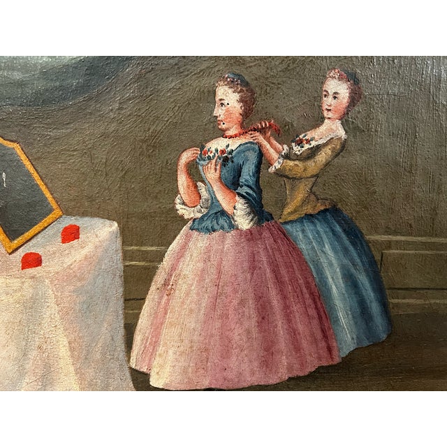 Wood 19th-Century Continental Fruitwood Work Table For Sale - Image 7 of 10