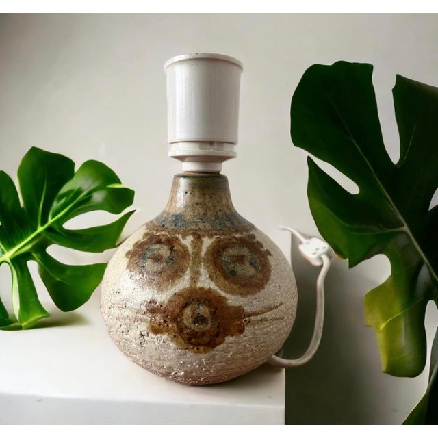 Erika Table Lamp in Ceramic by Noomi Backhausen & Poul Brandborg for Søholm For Sale - Image 4 of 7