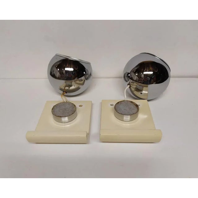 1960s Small Wall Lights attributed to Goffredo Reggiani for Reggiani, 1960s, Set of 2 For Sale - Image 5 of 10