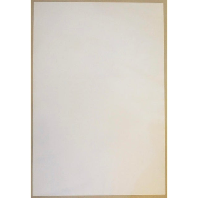 Josef Albers Vintage Josef Albers 1973 Square Modernist Silkscreen Print Paris Exhibit Poster For Sale - Image 4 of 4