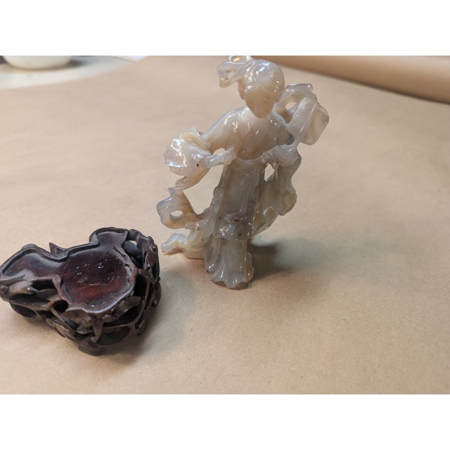 Chinese Jade Statue For Sale - Image 3 of 9