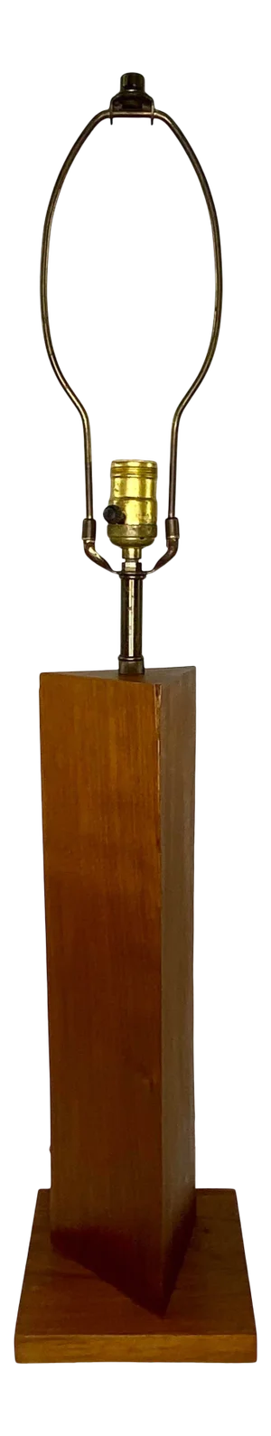 Mid-Century Modern Teak Table Lamp