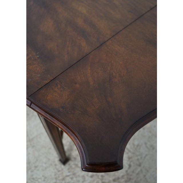 Smith & Watson Vintage Mahogany Drop Leaf Table For Sale - Image 9 of 12