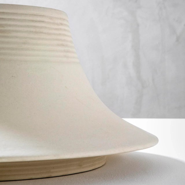 Glazed Ceramic Model Vesuvio Centerpiece or Vase by Angelo Mangiarotti for Gabbianelli, 1970s For Sale - Image 3 of 6