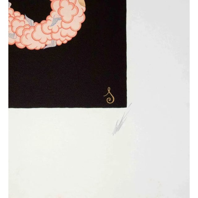 Letter s - from the suite letters of the alphabet is a contemporary artwork realized by erté (romain de tirtoff)....