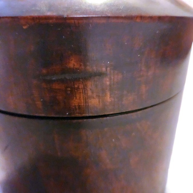 Wood Early Vintage Cambodian Betel Nut Wooden Box For Sale - Image 7 of 9