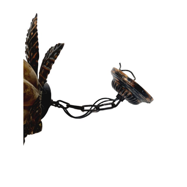 Postmodern Figurative Glass Hanging Lamp, Poland, 1970s, in Very Good conditions. Designed 1970 to 1979 European Plug (up...