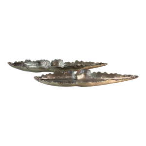 Silver Rippled Edge Trays