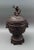 Mid 20th Century Mid 20th Century Maitland Smith Vintage Bronze Cherub Lidded Large Urn Compote Lion Handles For Sale - Image 5 of 11