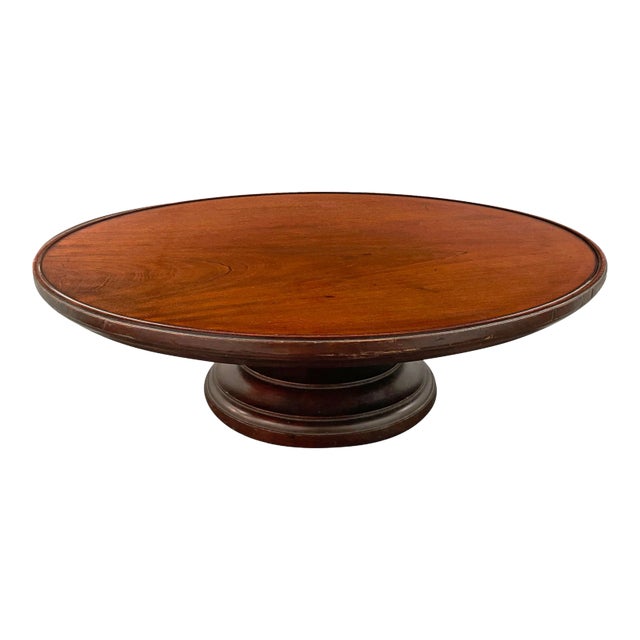 Late 19th Century English Mahogany Lazy-Susan For Sale