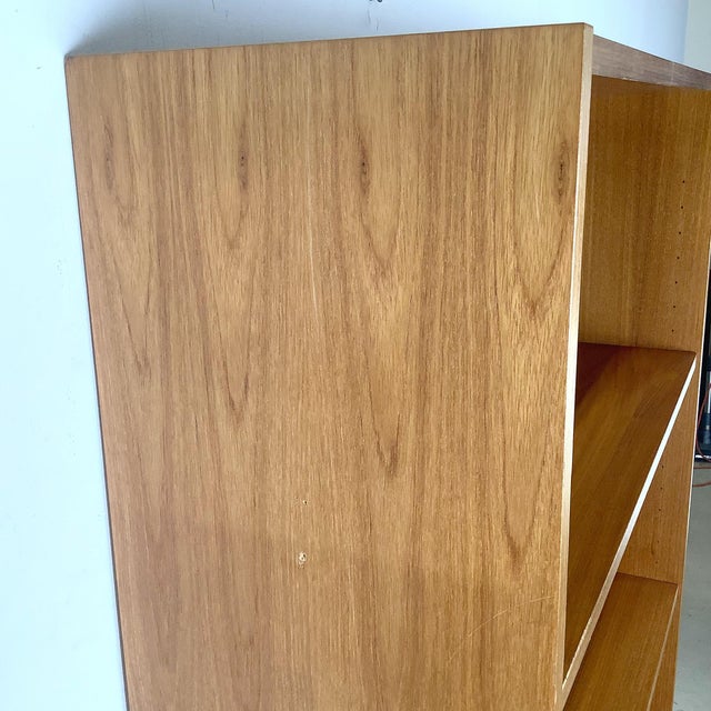 Scandinavian Modern Teak Bookcase Cabinet For Sale - Image 17 of 18
