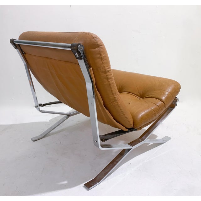 Set of Mid-Century Modern Italian Leather Armchairs from MIM Roma, 1960s For Sale - Image 9 of 14