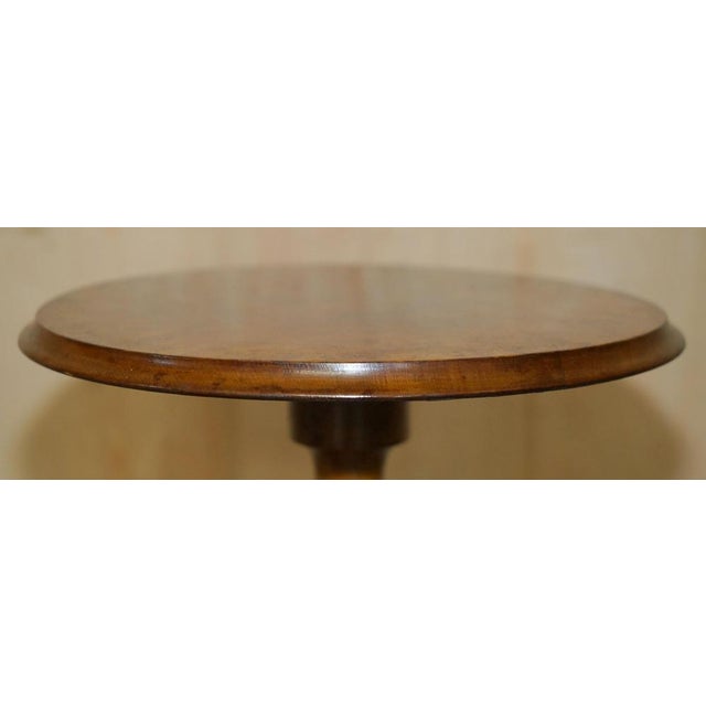 Wood Victorian Burr Walnut Library Revolving Bookcase For Sale - Image 7 of 18