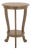 Mary Pedestal Table in Desert Brown For Sale