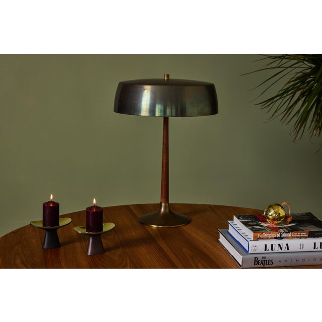 Carl Auböck brass '#3469' candleholder. Designed in the 1950s, this versatile and minimalist viennese candleholder is...