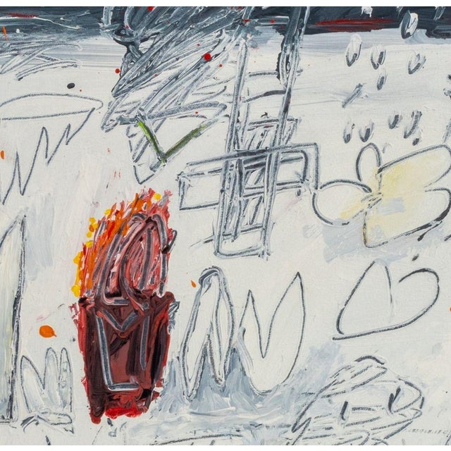 Elfi Schuselka (Austrian, b. 1940), Abstract Composition, Oil on Canvas, apparently unsigned, stamped "Studio Elfi...