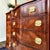 Hepplewhite 1950s Henredon Crotch Mahogany Sideboard | Buffet | Statement Credenza For Sale - Image 3 of 11