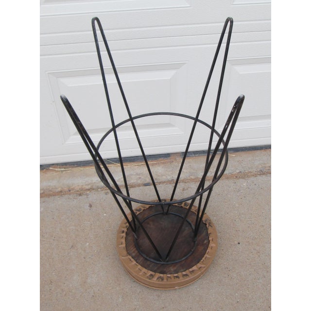Mid Century Modern Hairpin Leg Bar Stool For Sale - Image 14 of 15