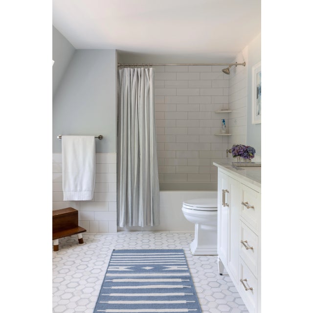 Contemporary Erin Gates by Momeni Thompson Billings Light Blue Hand Woven Wool Area Rug 5' X 7'6" For Sale - Image 3 of 12