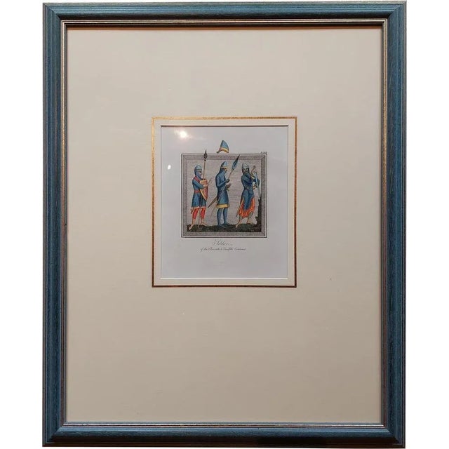 Strutt, Soldiers of the 11th and 12th Century, 1842, Print For Sale - Image 6 of 6
