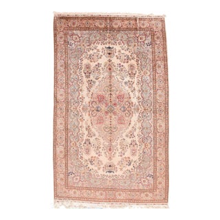 Extremely Fine Turkish Silk Herekeh Rug 6'5'' X 10'4'' For Sale