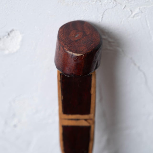 Brown Vernon Edwards Walking Stick, 1980s For Sale - Image 8 of 13