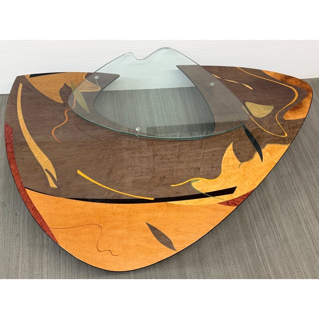 Design Plus Gallery presents a Colorful Glass Coffee Table by Carlo Malnati. This striking table showcases Malnati’s...