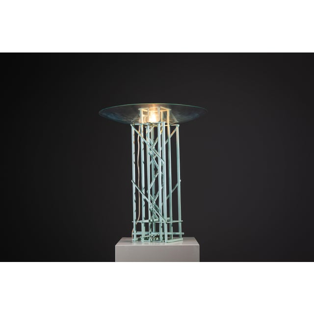 Wood Vintage Constructivist Lamp, 1970s For Sale - Image 7 of 18