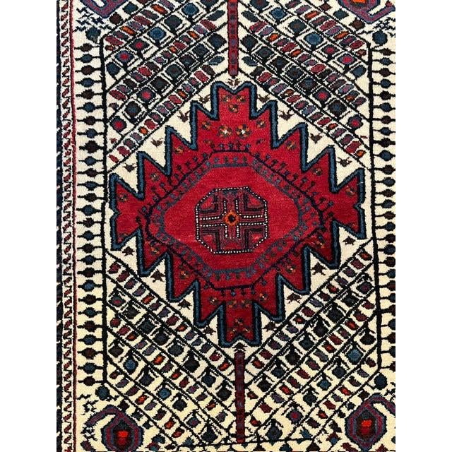 Wool on wool pile genuine hand made Shiraz rug-