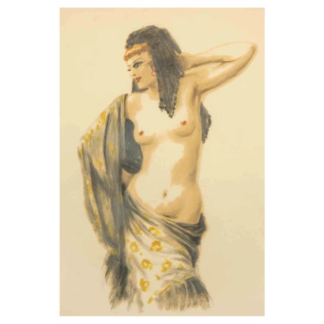 After Daniel Girard, Anita, Monotype, Early 20th Century For Sale