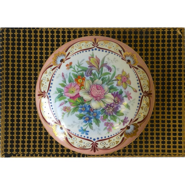 Gold French Porcelain Jewelry Box For Sale - Image 8 of 13