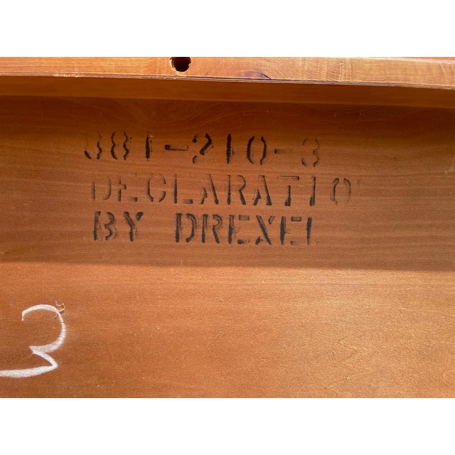 Drexel Declaration Walnut & Rosewood Coffee Table by Kipp Stewart & Stewart MacDougall 1960s For Sale - Image 10 of 10