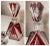 Boho Chic Antique Cut to Clear Crystal Moser Czech Bohemian Red Deco Glass Decanter Set For Sale - Image 3 of 12