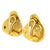 1970s Elizabeth Gage 18k Gold Sculptural Scroll Clip Earrings, A Pair For Sale - Image 12 of 17