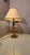 Mid-Century Modern Brass Table Lamp with Informal Decoration, 1960s For Sale - Image 3 of 18