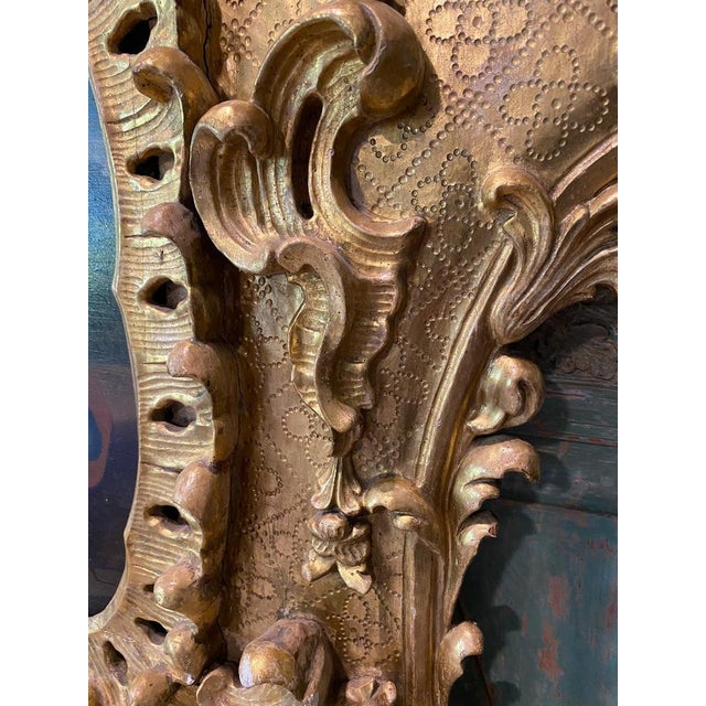 Wood French Mirror and Console Tables, 1770s, Set of 2 For Sale - Image 7 of 16