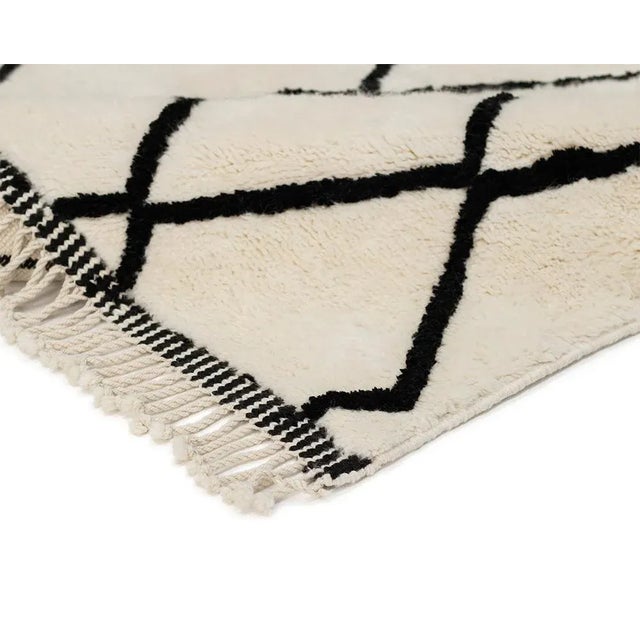 Hand-Knotted Wool Rug by Azele Studio For Sale - Image 6 of 13