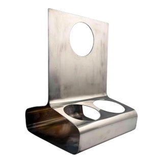 1970s Lino Sabattini Italian Silver Plated Four Wine Bottle Holder For Sale