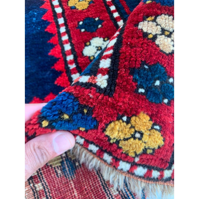 Tribal Antique Borchalu Kazak Caucasian Rug 6'3" X 11' Circa 1870 For Sale - Image 3 of 18