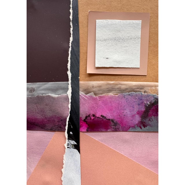 Paper "Pop Music 8" Original Mixed-Media Collage on Paper by Zac Woodiel For Sale - Image 7 of 9