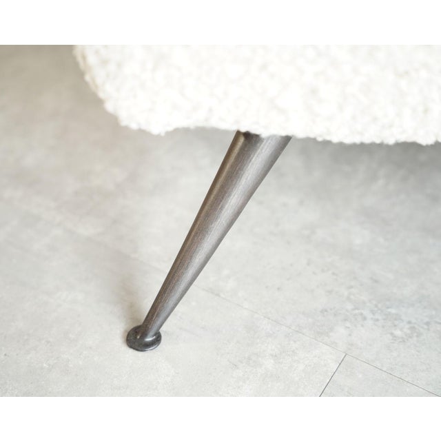 Mid 20th Century Lounge Chairs by Henry Glass in Oatmeal Bouclé, C. 1950s For Sale - Image 5 of 11