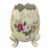 Mid Century Japanese Porcelain Cracked Egg Vase With Roses For Sale